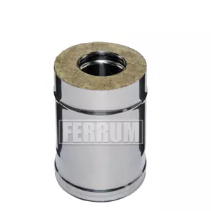 Сэндвич 0,25м (430/0,8мм + нерж.) D 115х200 Ferrum
