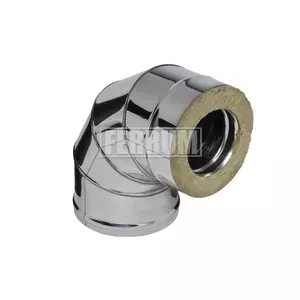 Сэндвич-колено 90 (430/0,8мм + нерж.) D 150х210 Ferrum